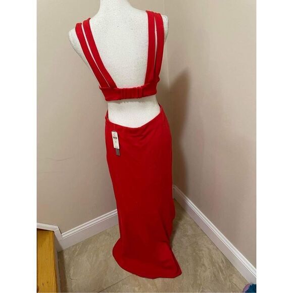 NWT and NWOT Anthropologie x Maeve Open-Back Knit Maxi Dress Size M - Picture 7 of 10